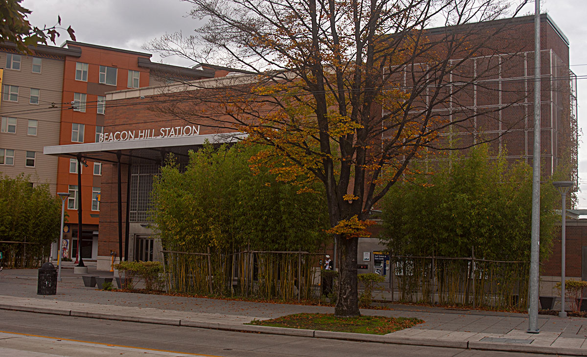 Beacon Hill light rail station surface exit