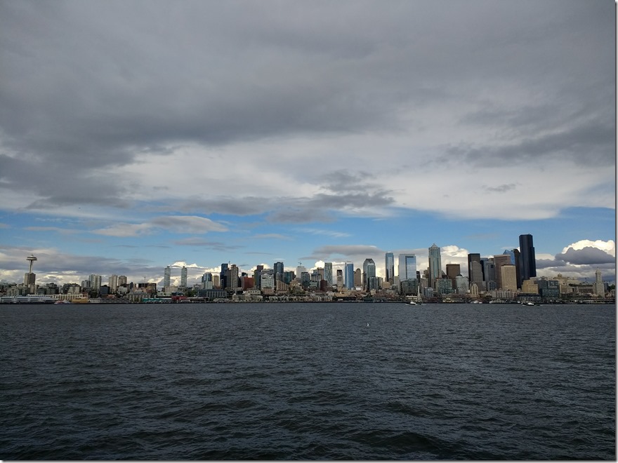 Seattle city skyline across the water